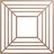Ekena Millwork Raven Wood Fretwork Pierced Ceiling Medallion, Wood (Paint Grade), 30"OD x 11"ID x 3/8"T CMWP30X30X0375RAMF - alternate 1